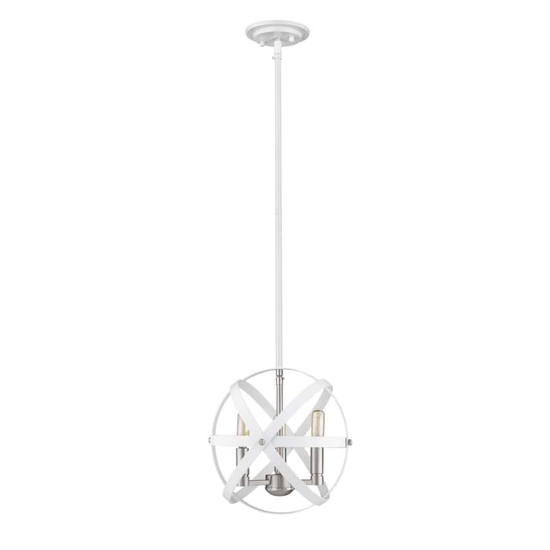 Z-Lite Cavallo 3 Light 12" Wide Globe Chandelier