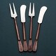 preview thumbnail 4 of 3, INOX Celia Cheese Fork & Spreader Set
