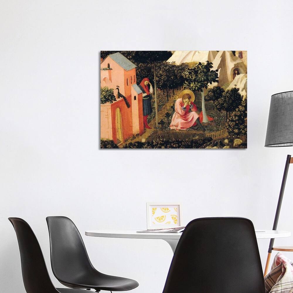 iCanvas "The Conversion Of St. Augustine (Musee Thomas-Henry)" by Fra Angelico Canvas Print