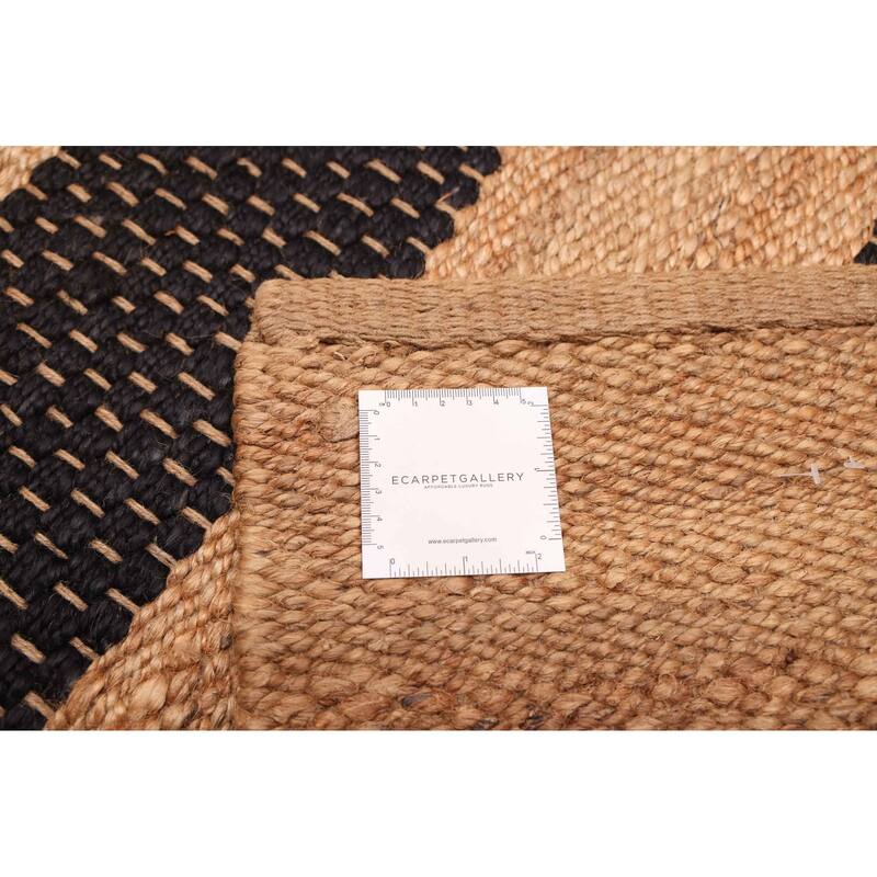 ECARPETGALLERY Flat-Weave Palas Denizli Tan Jute Rug - 5'5 x 7'8