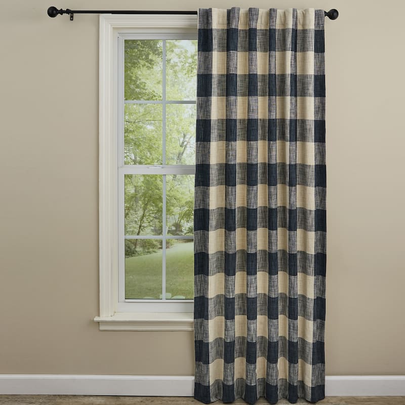 Split P Chesney Hidden Tab Panel - 50'' x 96" - Charcoal - 50" x 96"