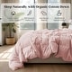 preview thumbnail 22 of 65, All Season 100% Organic Cotton Down Breathable Duvet Insert Medium Warmth Comforter Cal King (108"x94") - Smoke Rose