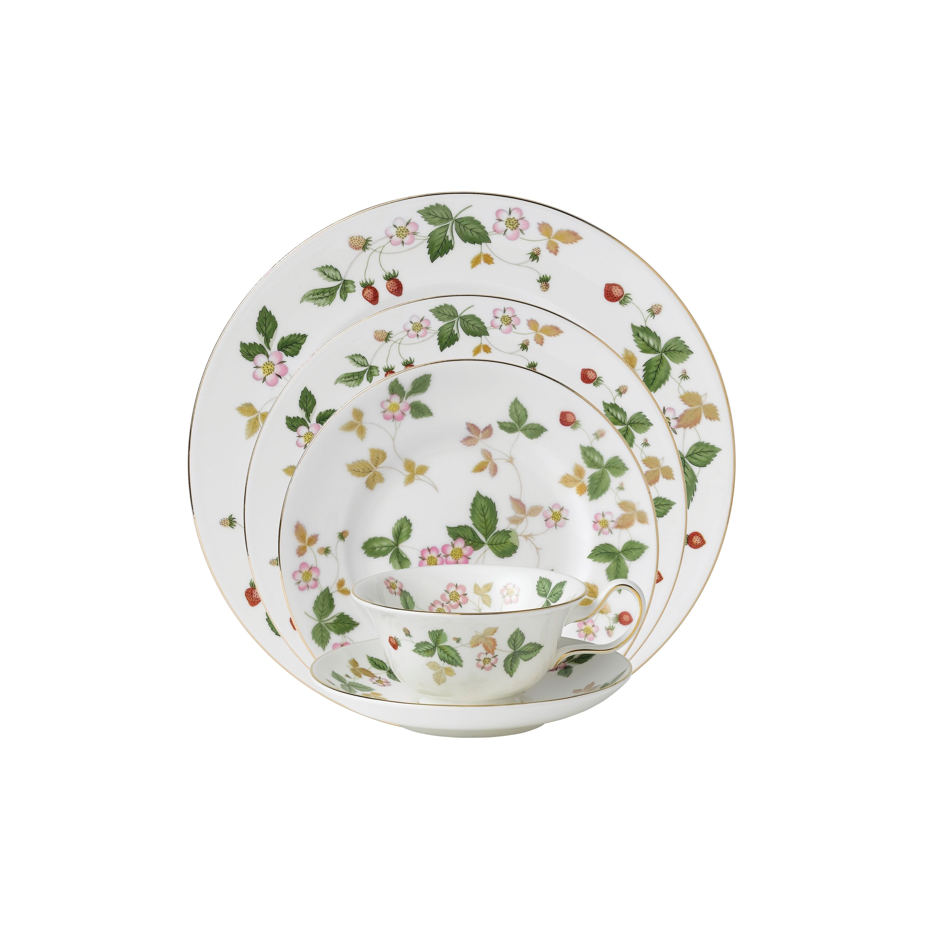 Wedgwood Wild Strawberry Dinnerware Set 5 Pieces Bed Bath