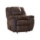 preview thumbnail 2 of 1, McGann Contemporary Rocker Recliner Walnut