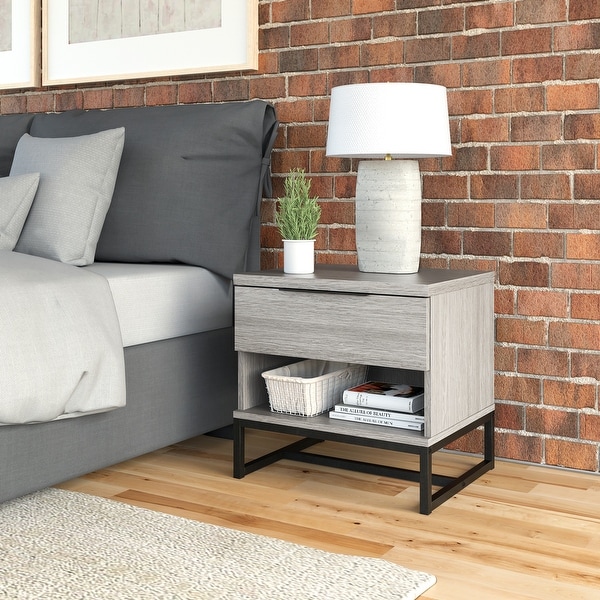 Nightstand for outlet low bed