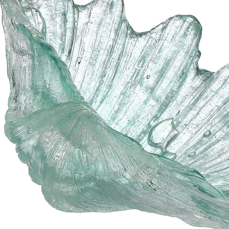 7.5" Clear Resin Open Shell Box of 2