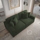 preview thumbnail 60 of 132, Corduroy Couch Modular Sectional Sofa with Pillows