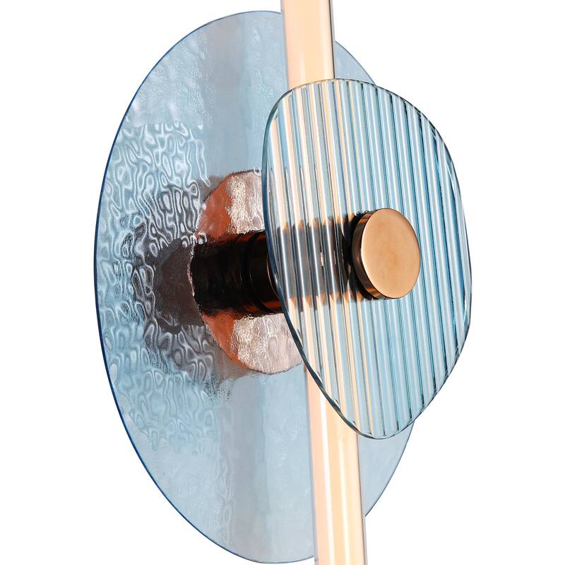 Golden Lighting 3882-39-RG BL Colorella 2 Light 5" Wide Bath Bar