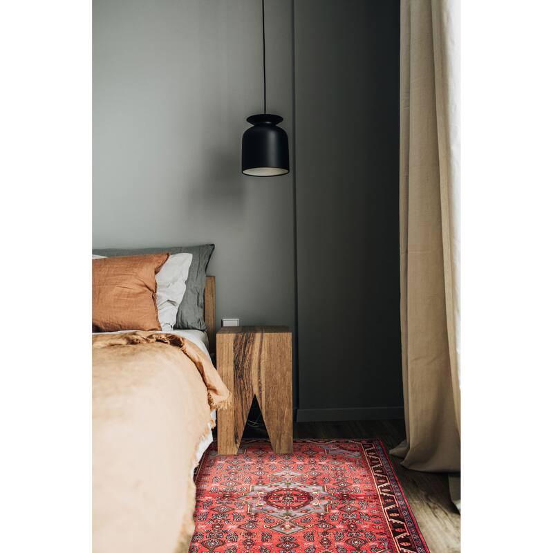 ECARPETGALLERY Hand-knotted Anadol Red Wool Rug - 4'9 x 6'9