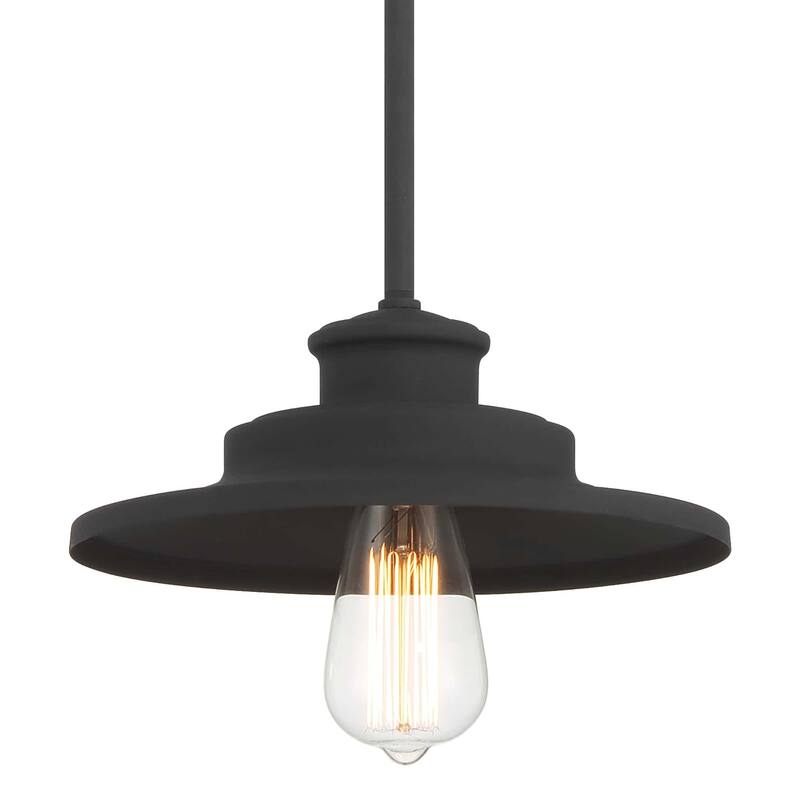 Acroma 1-light Farmhouse Industrial Barn Pendant for Tool Shed