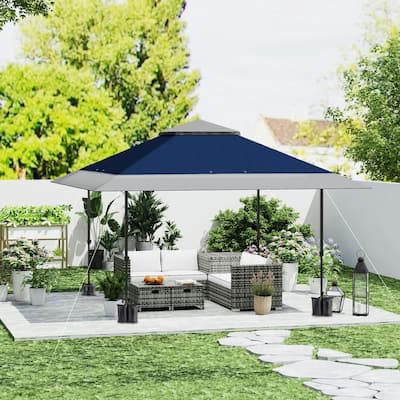 13'x13' Pop Up Canopy Tent,UPF50+ Tents for Parties,Height Adjustable