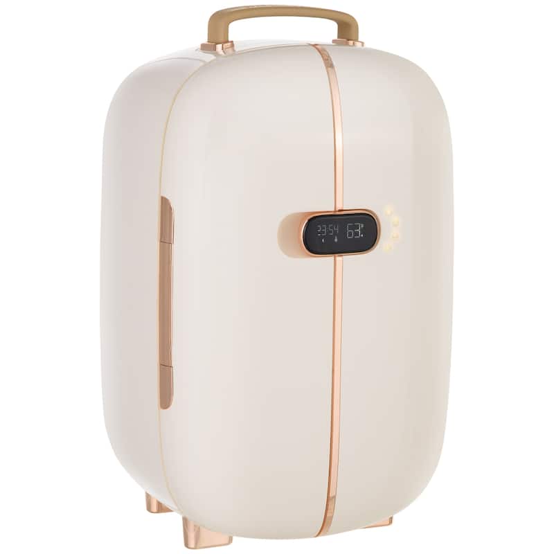 HOMCOM 12 L Portable Mini Makeup Fridge for Skincare - N/A