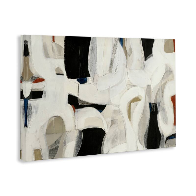 Stupell Dynamic Earthy Shapes Canvas Wall Art Design By Kippi Leonard