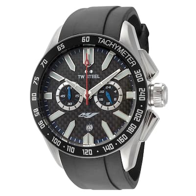 TW Steel Men's Yamaha Factory Racing 46mm Quartz Chronograph Watch TWS-GS2 - Black - N/A
