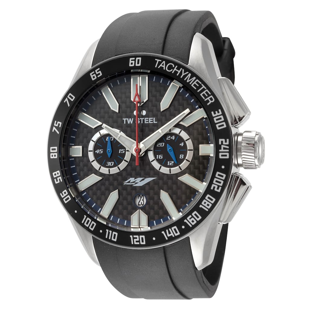 TW Steel Men's Yamaha Factory Racing 46mm Quartz Chronograph Watch TWS-GS2 - Black - N/A