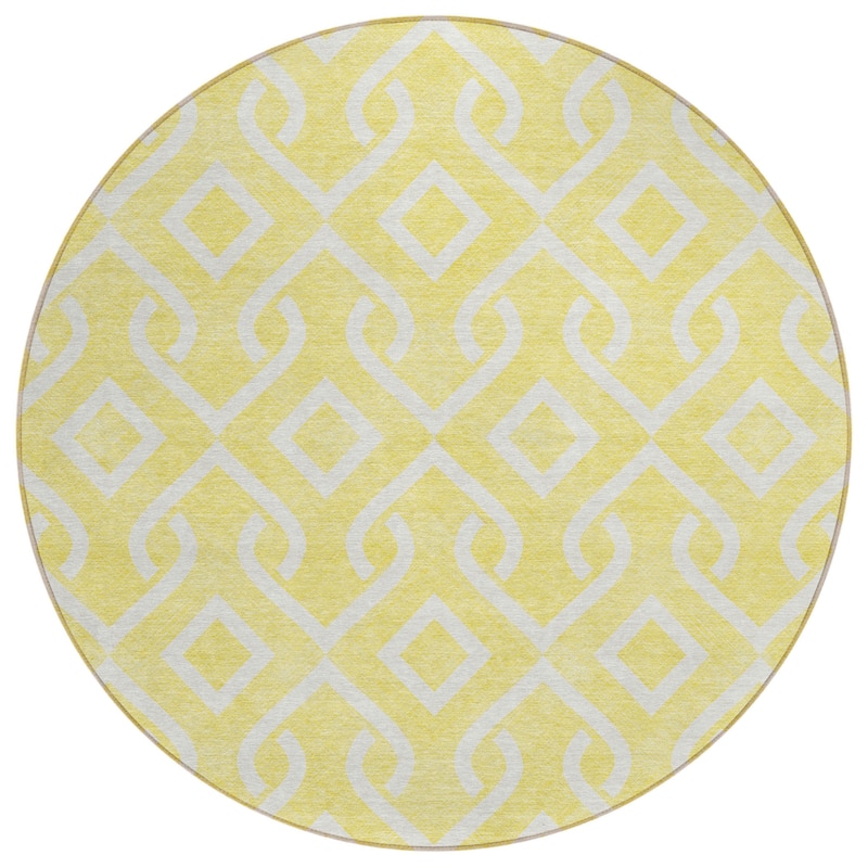 HomeRoots Geometric Transitional Rectangle Outdoor Rug