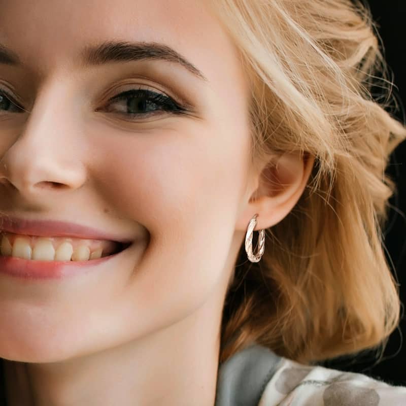 Miadora Sterling Silver 30mm Round Twist Hoop Earrings