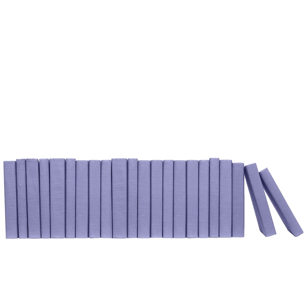 Books Purple Decorative Accessories: Light Very Peri Linen Color By The Foot