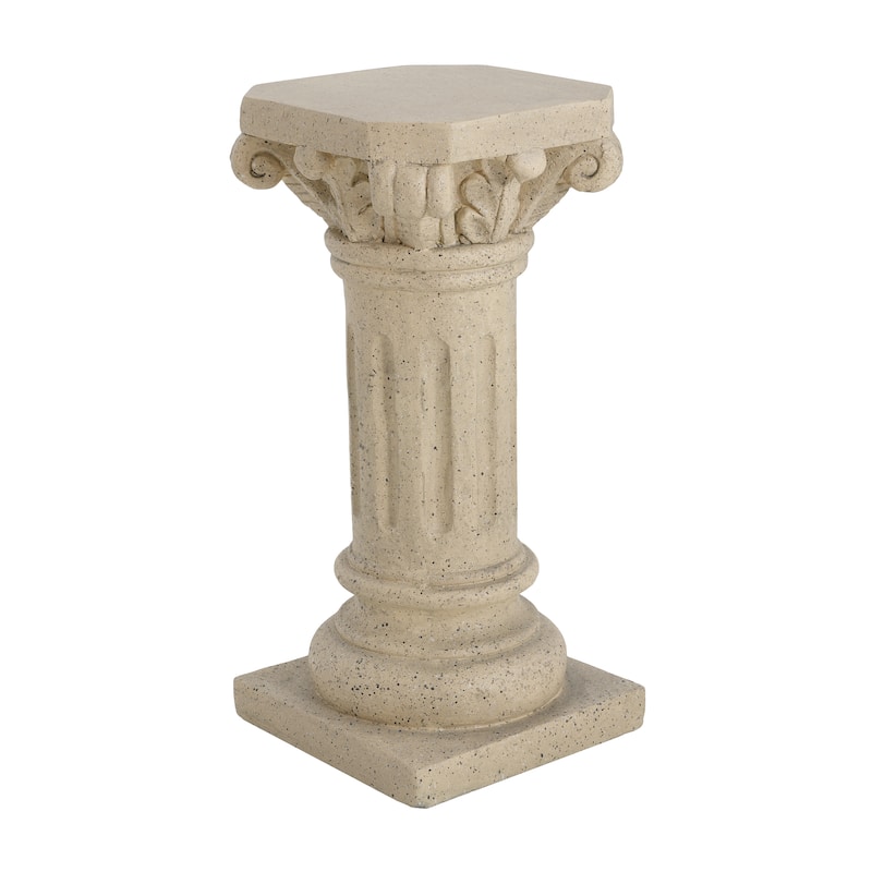 Christopher Knight Home - Alden Elegant and Durable Pedestal Column Plant Stand for Indoor and Outdoor Display - 26.25 Inch