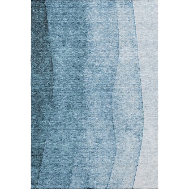 Premium Washable Super Soft Ombre Stripes Mayfield Rug