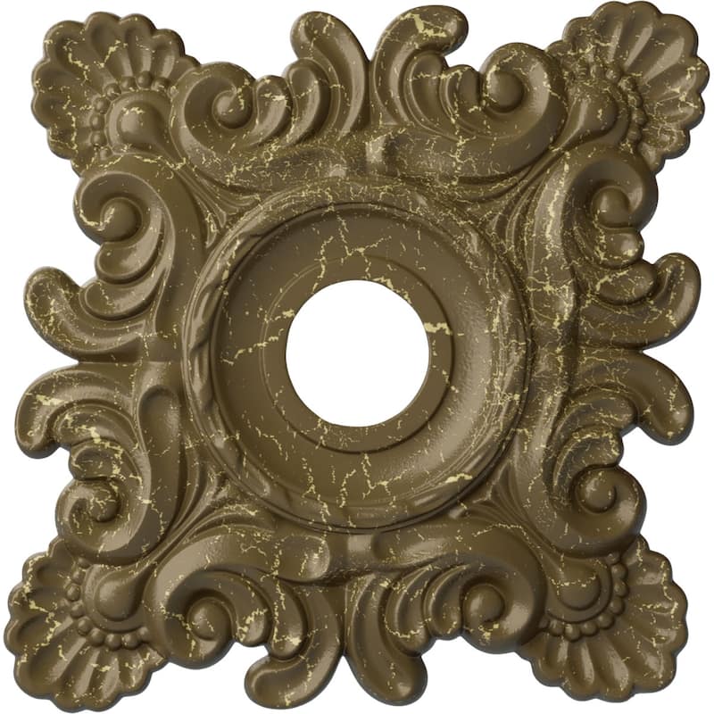 18"W x 18"H x 3 1/4"ID x 1 1/2"P Crawley Ceiling Medallion