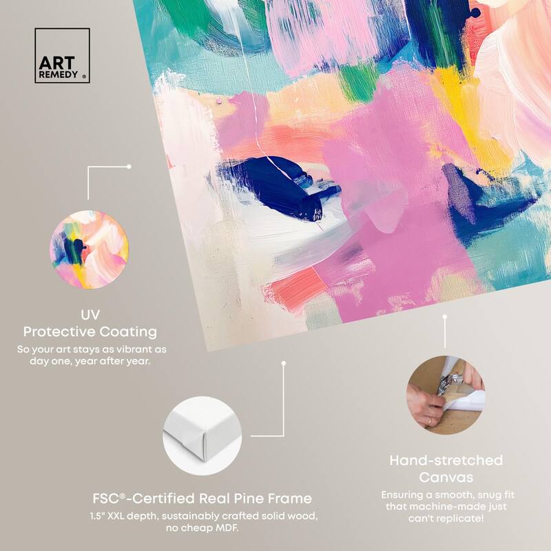 Pigment Play I Canvas by Art Remedy, Gallery Wrapped