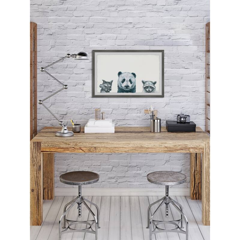 Shy Trio Framed Wall Art, Elegant Home Touch - Sophisticated Artwork for Refined Décor