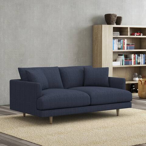 Saylor Apartment Sofa 100% Top Performance Linen Fabric 71.25