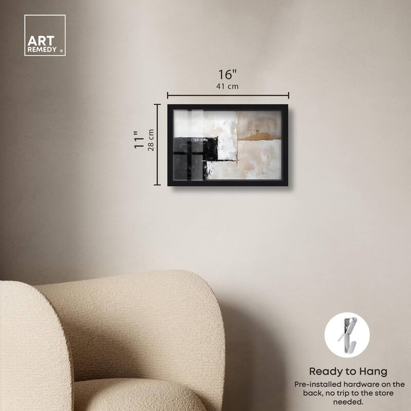 Black Dust and White Ash II Shadowbox by Art Remedy