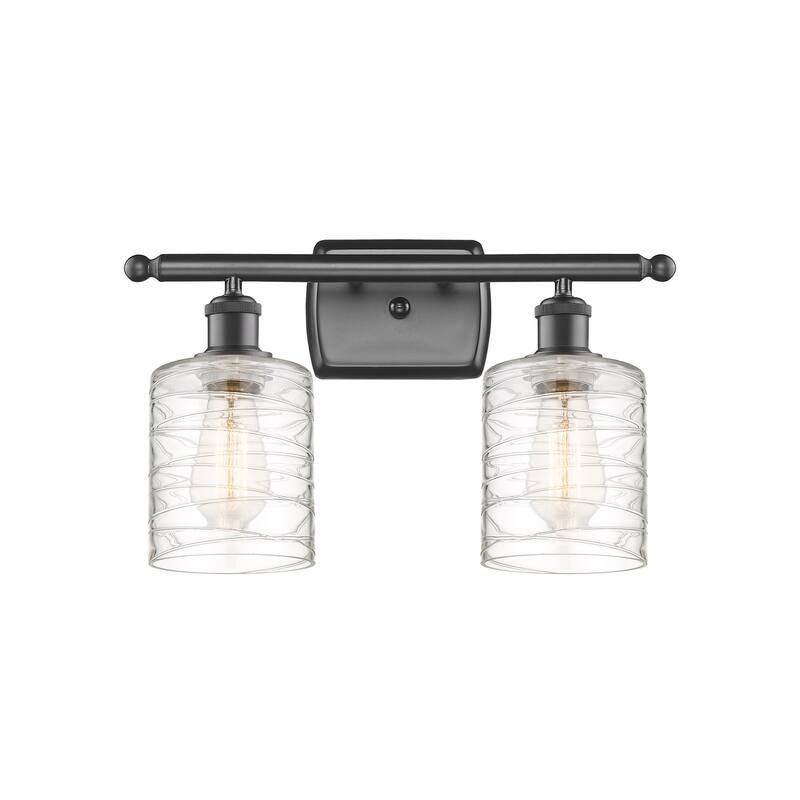 Innovations Lighting Ballston Cobbleskill 2 Light 16" Bath Vanity Light