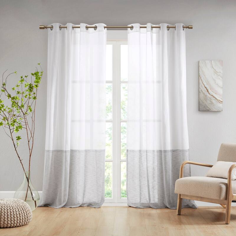 Dual-colored Curtain Panel