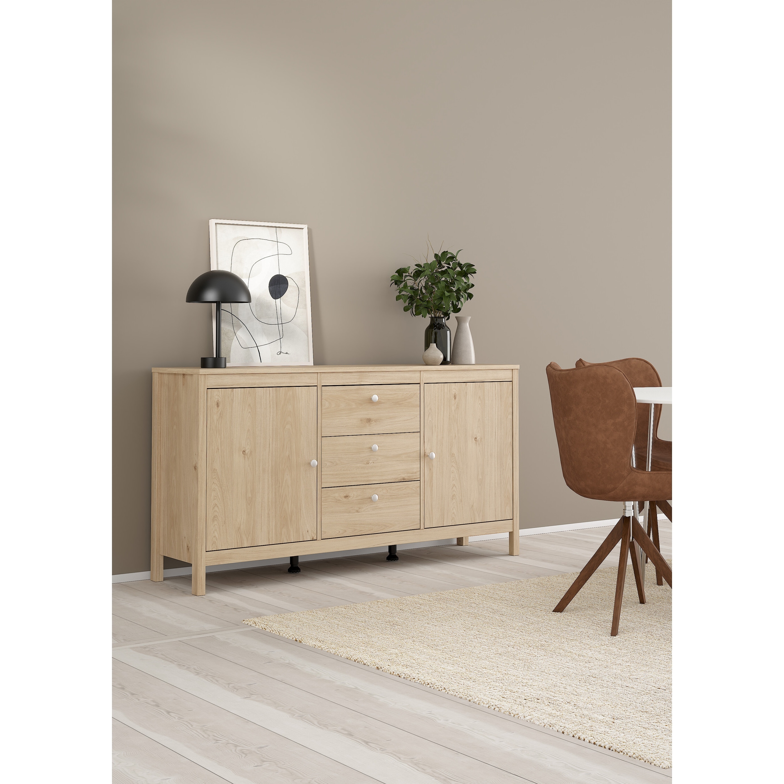 Porch & Den Madrid 2-Door Sideboard with 3-Drawers - Picture 12 of 20