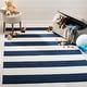 preview thumbnail 9 of 10, SAFAVIEH Handmade Kids Aimy Stripe Wool Rug