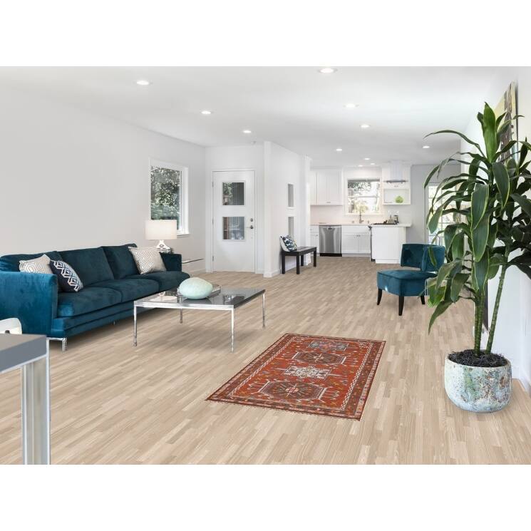 Orange Geometric Kazak Indian Area Rug Handmade Wool Carpet - 2'7"x 5'0"