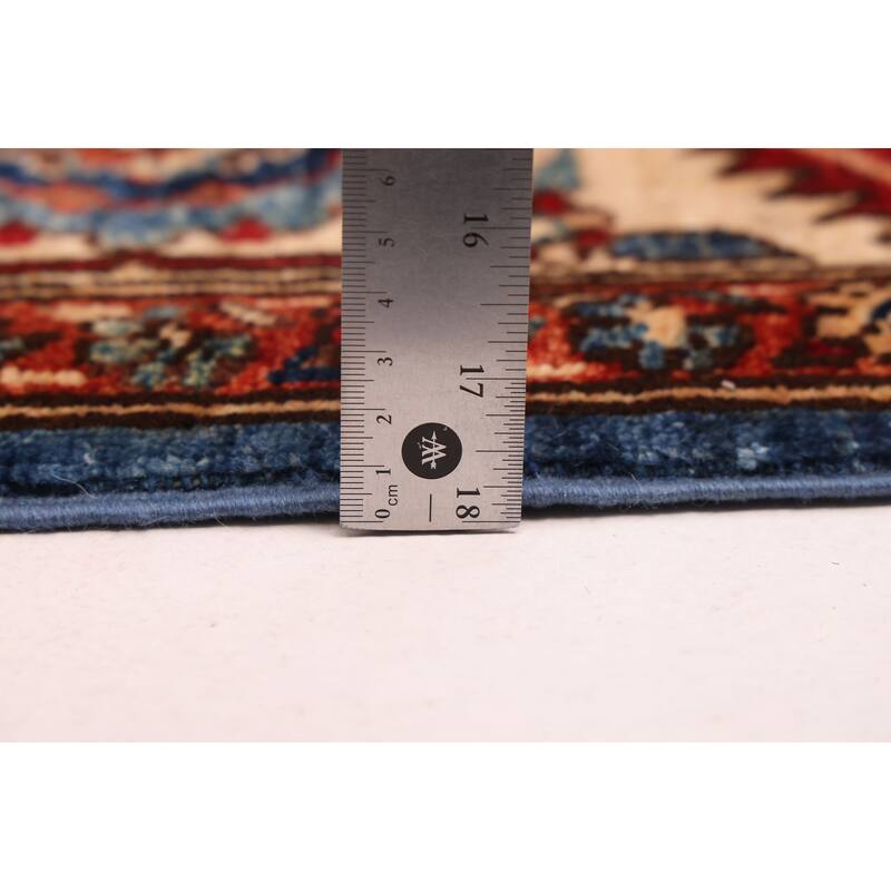 ECARPETGALLERY Hand-knotted Aryana Dark Blue Wool Rug - 5'9 x 7'9