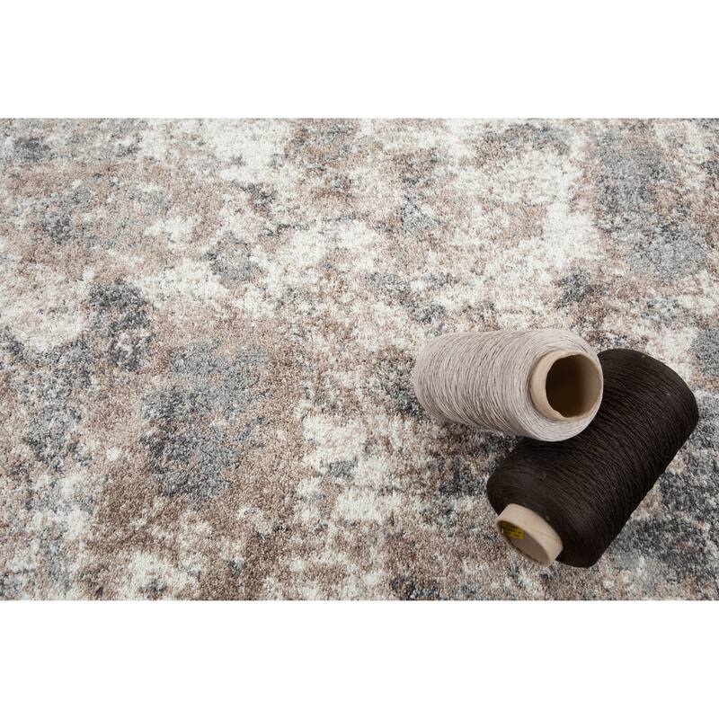 Artemis Collection Multi Color Abstract Design Area Rug