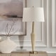 preview thumbnail 3 of 6, Uttermost Juliet Travertine Table Lamp - 35.75" H X 17" W X 17" D