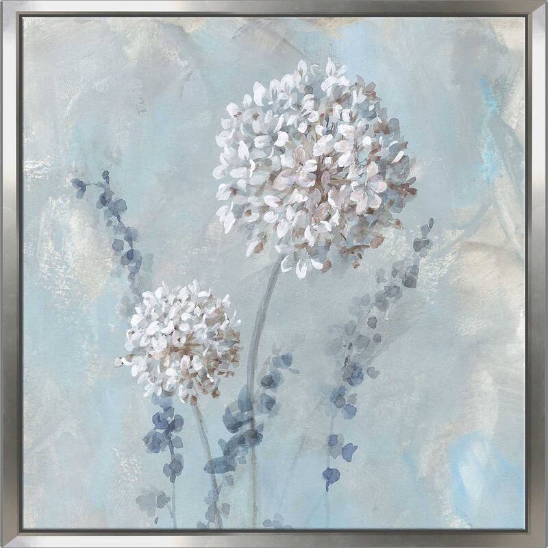 "Airy Blooms I" Print on Floating Canvas