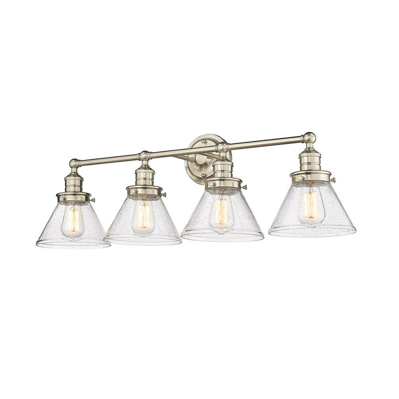 Millennium Lighting Eyden 2 Light Vanity Light with Clear Seedy Glass Shades