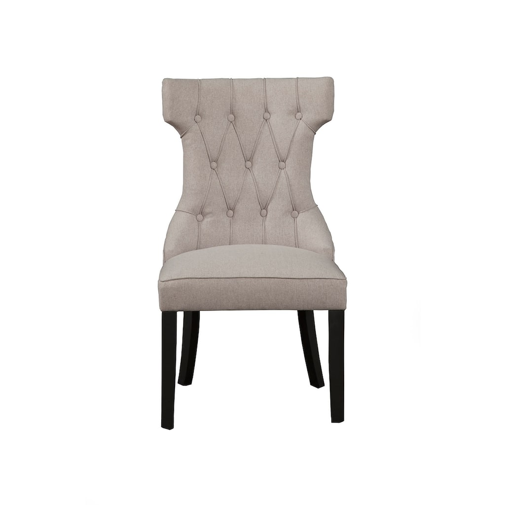 Alpine Furniture Manchester Set of 2 Upholstered Side Chairs