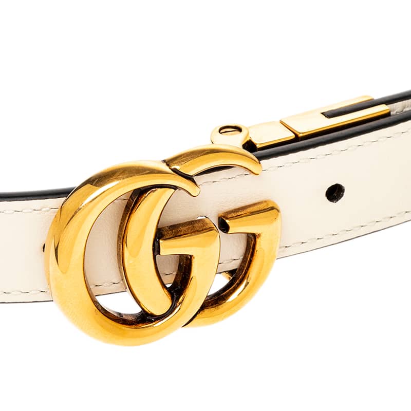 Gucci GG Marmont Reversible Thin Belt 0.8" Wide