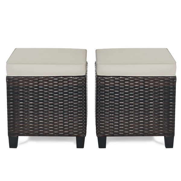 Outdoor ottomans cheap on sale