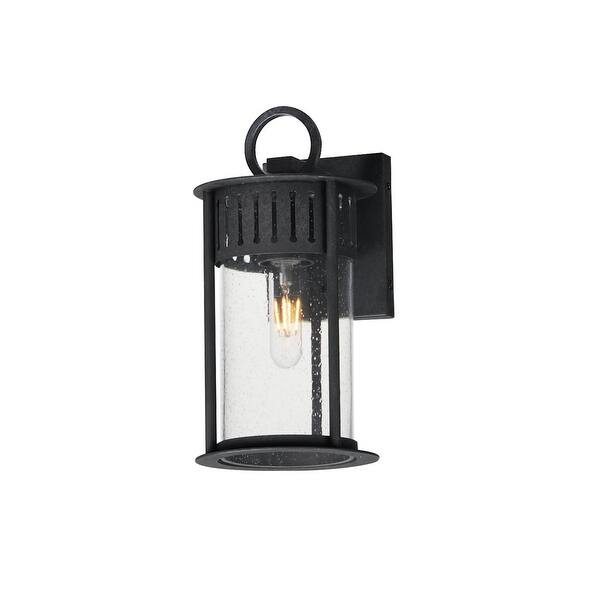 slide 2 of 4, Maxim 30631 Windsor 13" Tall Outdoor Wall Sconce Black Patina