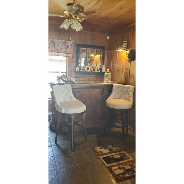 Halbrooke swivel top counter stool