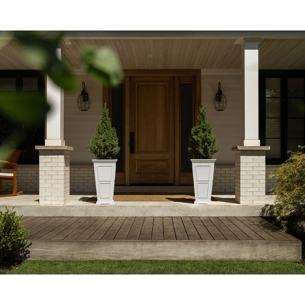 Veradek Brixton Tall 28-inch Planter - On Sale - Bed Bath & Beyond