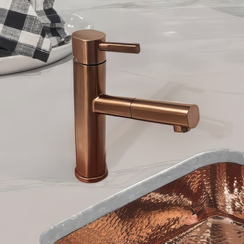 Whitehaus Waterhaus Single Hole Pull Down Kitchen Faucet