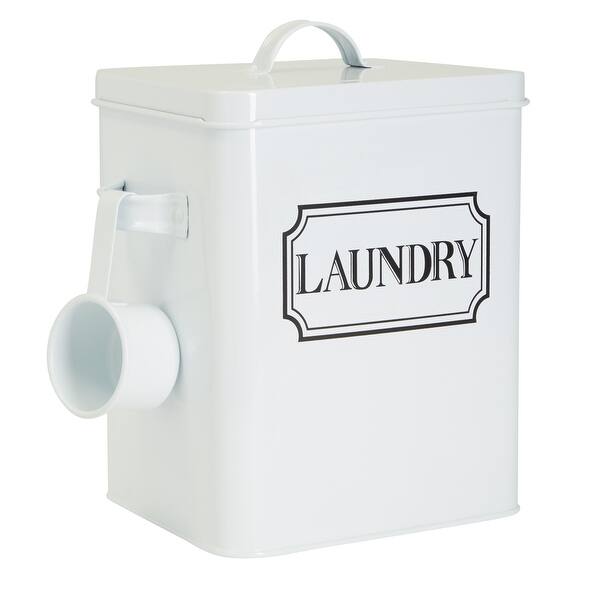Laundry Detergent Storage Container for Powder with Scoop for Beads and