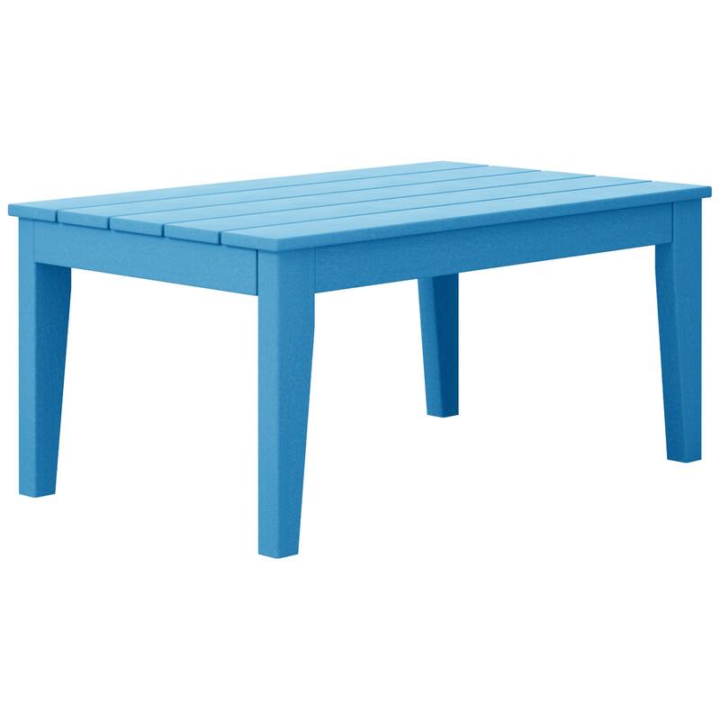 Laguna Poly Coffee Table - Pacific Blue
