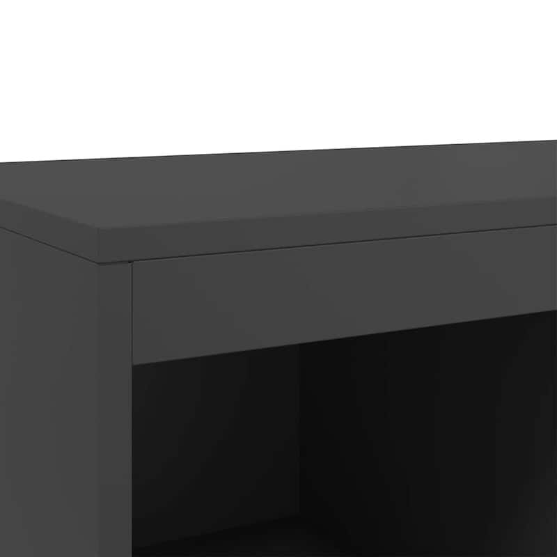 vidaXL Highboard Display Cabinet Sideboard Cupboard Furniture Cold-rolled Steel - 27.0 x 26.8 x 43.9