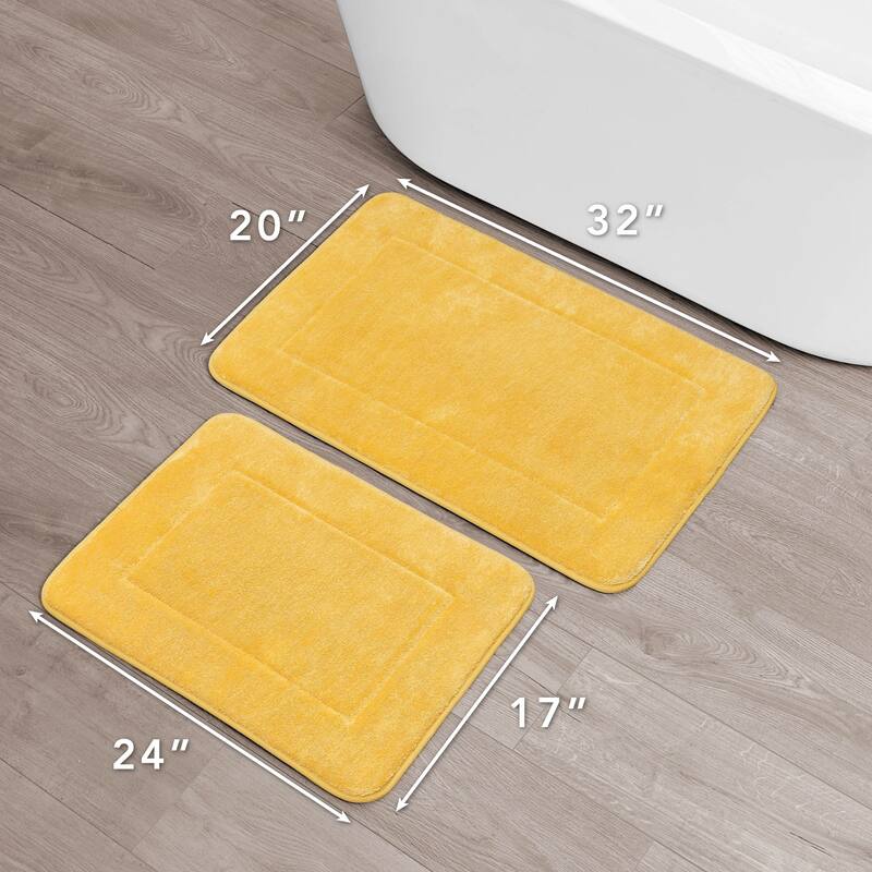 Oliver Brown Terry Memory Foam Bath Mat
